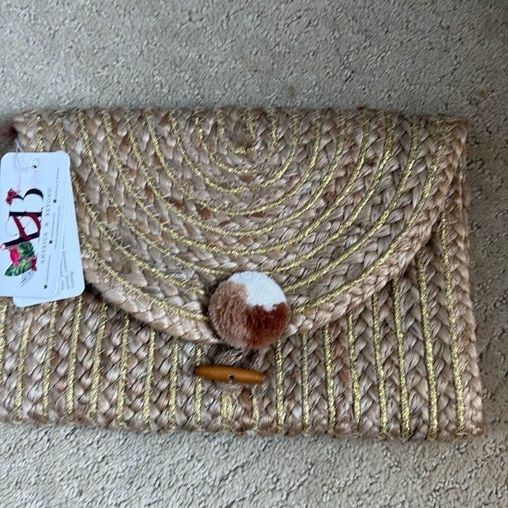 America & Beyond clutch purse